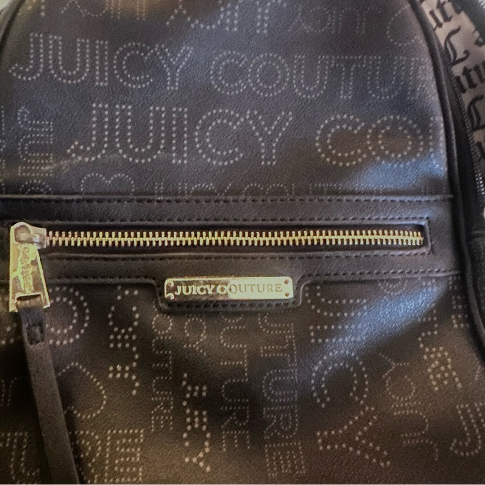 Juicy Couture Black Mini Logo Backpack - Picture 9 of 11